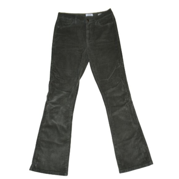 Kensie The Tessa Corduroy High Rise Bootcut Jeans Hunter Green Size 4/27 - Picture 1 of 10